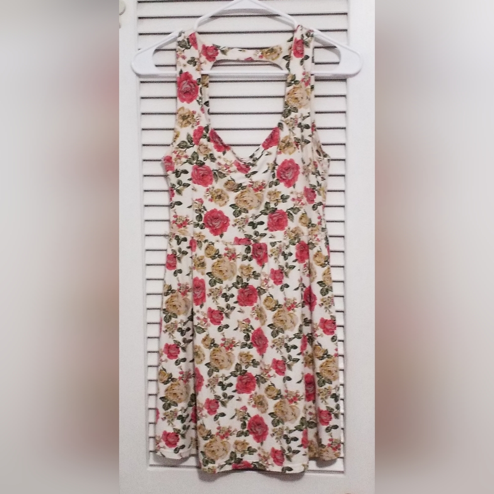 Floral dress, donating 9/14